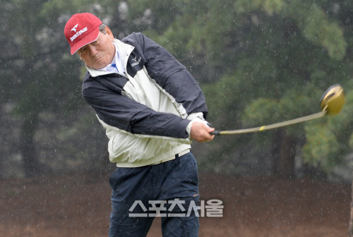 [SS포토] 김재한의 힘이 넘치는 티샷~