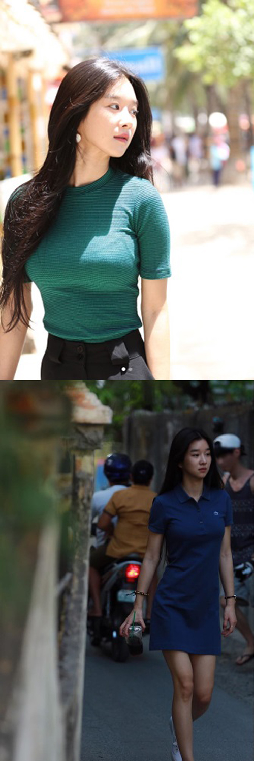 "패션은 거들뿐"…서예지, 캐주얼한 패션 속 꽉 찬 볼륨감