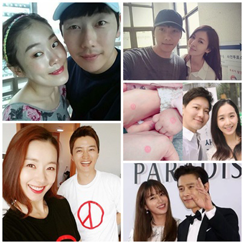 [SS이슈] ★부부들의 투표 인증샷…"우리 아이 미래를 위해 투표해요"