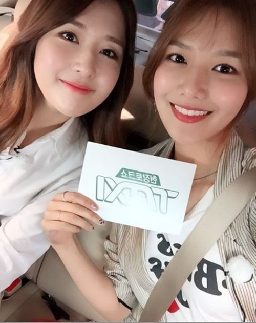 "러블리 최자매"…수영&수진 자매, '택시' 출연 인증샷