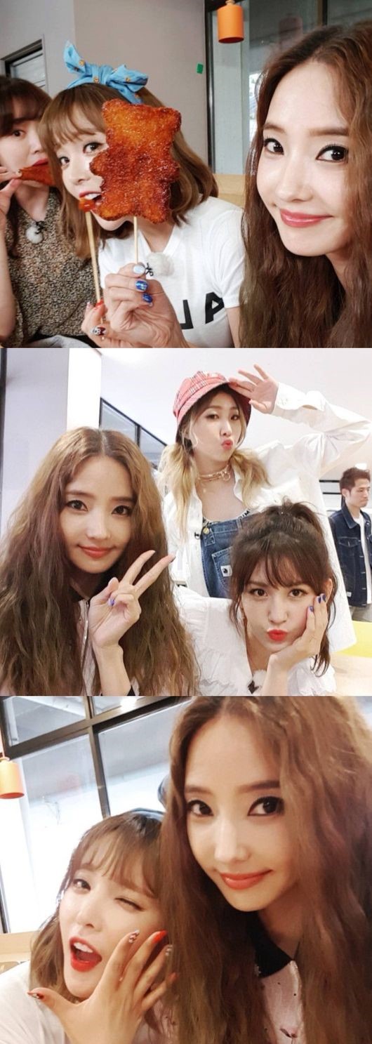 "끈끈한 '언니쓰'의 우정" 한채영부터 전소미까지, 꽃 비주얼 발산