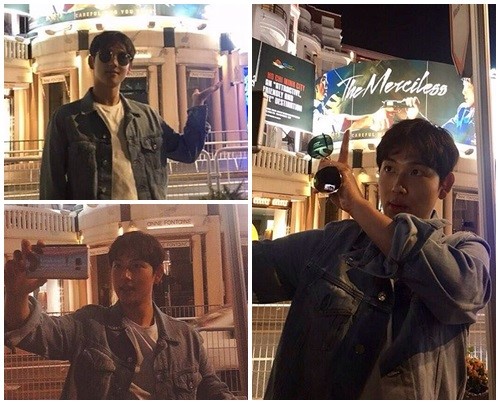 임시완, 칸서 인증샷 공개 "불한당 현지 직찍"