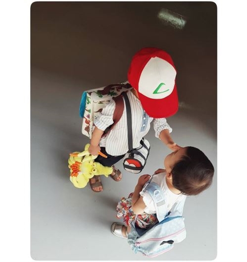 "오늘도 즐거운 하루" 소유진, 귀요미 남매에 함박웃음