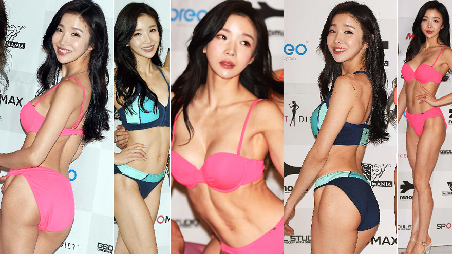 [SS영상] '비키니 퀸' 김지민, 아담한 체구에도 돋보이는 S라인 ('맥스큐 비키니 화보')