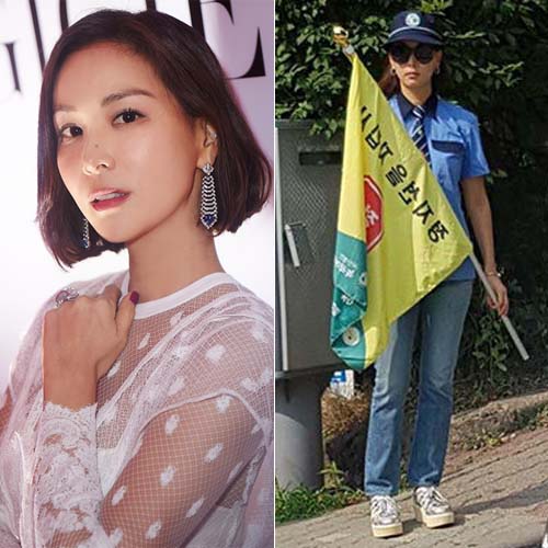 고소영, 친근한 동네 어머니로…여배우의 평범한 일상