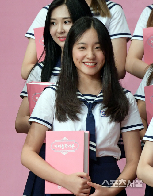 [SS포토]  \'아이돌 학교\' 서헤린, 깜찍한 보조개~ 미소!