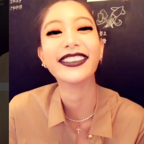 클라라의 괴기스러운 분장 '호러 아니야? 근데 예뻐'