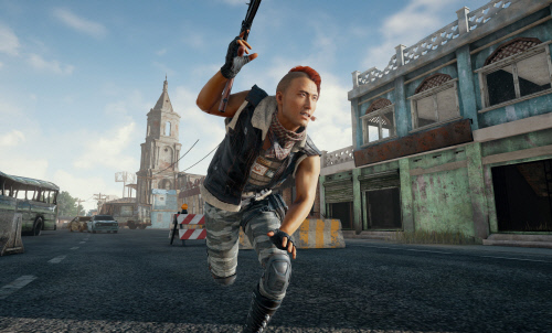 배틀그라운드 플레이 장면