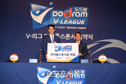 KOVO 타이틀 스폰서 협약