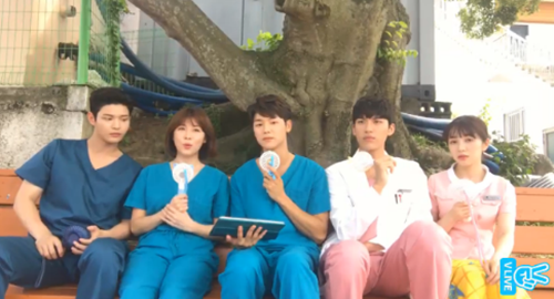 '병원선' 촬영 현장 공개…하지원 "의사다운 모습 보여드리겠다" (V 라이브)