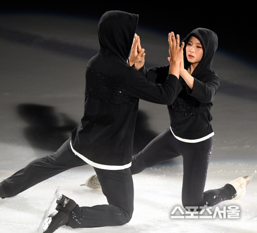 [SS포토] '아이스페스타' 김형태-김수현, 비련의 연인처럼...