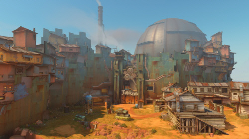 오버워치 신규 전장 쓰레기촌