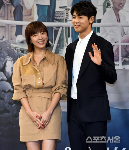 [SS포토] '병원선' 강민혁-하지원, 잘...어울리죠?