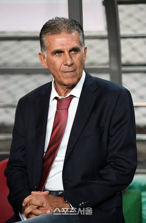 [SS포토]한국-이란전, 이란의 카를로스 케이로스 감독