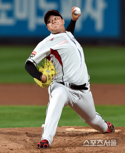 [SS포토] '박세웅 동생'  kt 박세진, 시즌 첫 선발 등판의 역투!