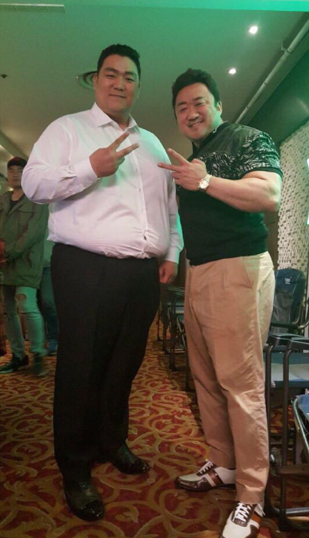 미니미 된 마동석? 이규호와 '빅 브라더' 인증샷