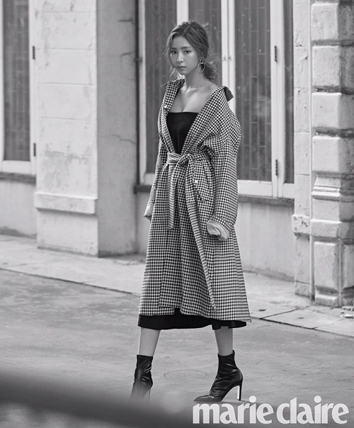 '가을 여신' 신세경, 두꺼워진 옷도 가릴 수 없는 '볼륨감'