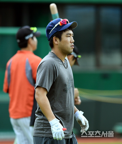 [SS포토] 롯데 전준우, \'가을 준우\' 나가신다~