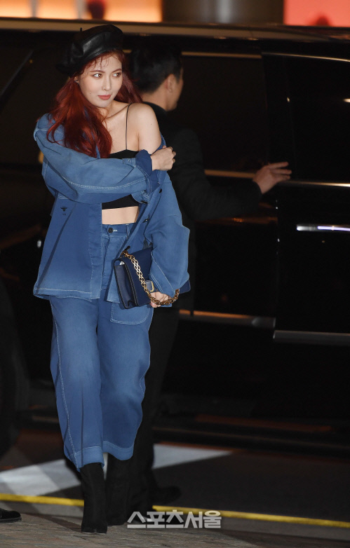 [SS포토]현아, "너무 추워요~"