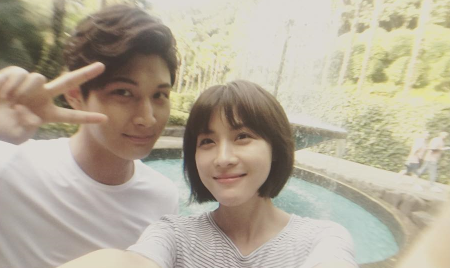 [★SNS] '병원선' 하지원, 이서원과 훈훈한 투 샷…"인생은 한 방"