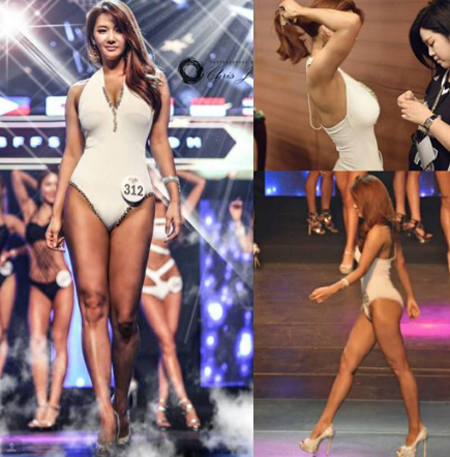 길건, 순백의 초밀착 수영복 몸매 화제…'터질듯한 볼륨감'