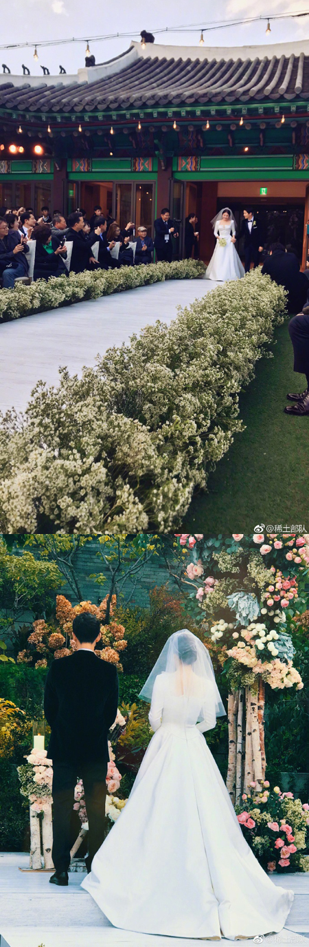 "두 손 꼭 잡고"…송혜교♥송중기, 장쯔이가 공개한 결혼식 사진