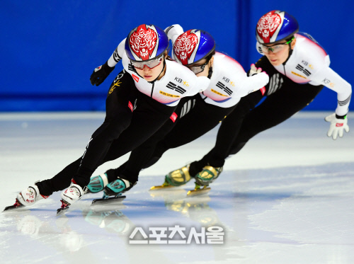 [SS포토] 쇼트트랙 최민정, 평창을 위해 땀흘린다!