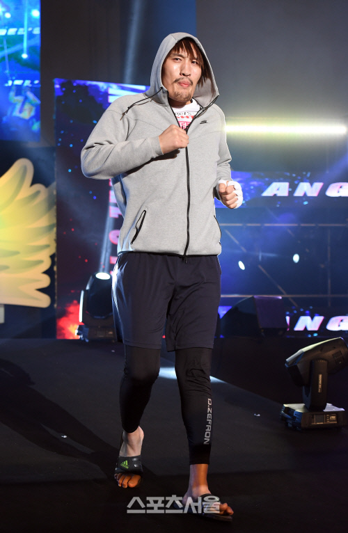 [포토]'엔젤스파이팅05'에 출전하는 최홍만