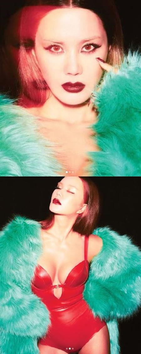 엄정화, "컴백 D-8"...새 앨범 콘셉트 사진 공개 '여전한 섹시 디바'