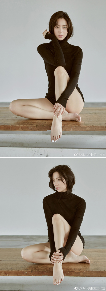 클라라, 보일 듯 말 듯 아슬아슬한 하의 실종 패션