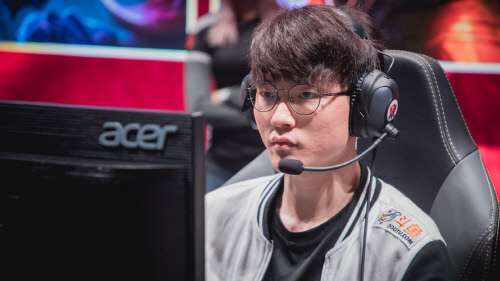 2017 롤드컵 그룹 SK텔레콤 T1 페이커 이상혁 선수