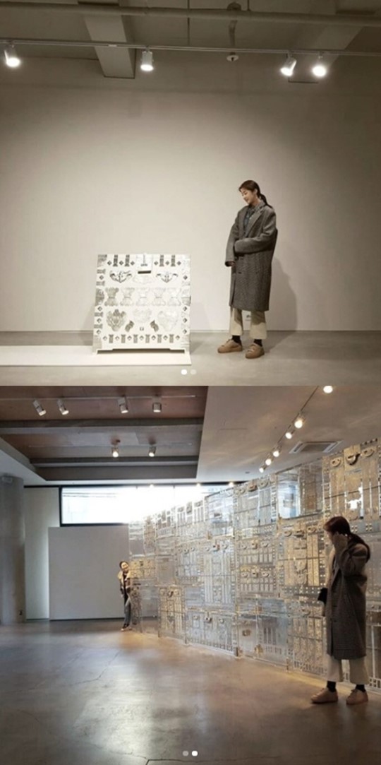 [★SNS] 강소라, 결별 후 첫 근황…여유로운 미술관 나들이