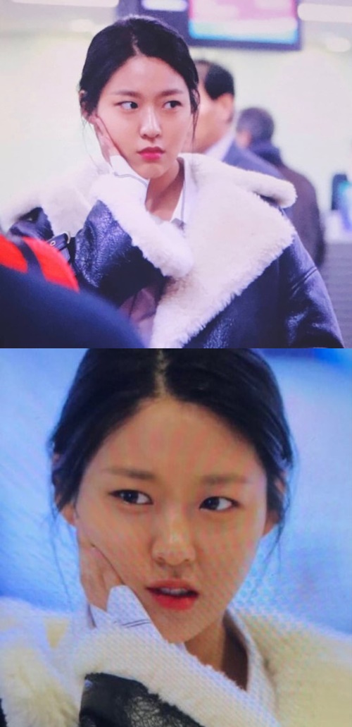 [★SNS] '울상 가득' 설현, 공항서 인상 잔뜩 찡그리고 있는 이유 
