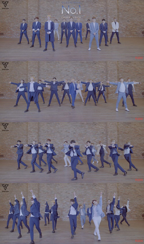 "서프라이즈 선물" 세븐틴, 보아 'No.1' 안무 커버 영상 공개