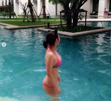 '박유천 ♥' 황하나, 해외여행 중 비키니 자태 뽐내