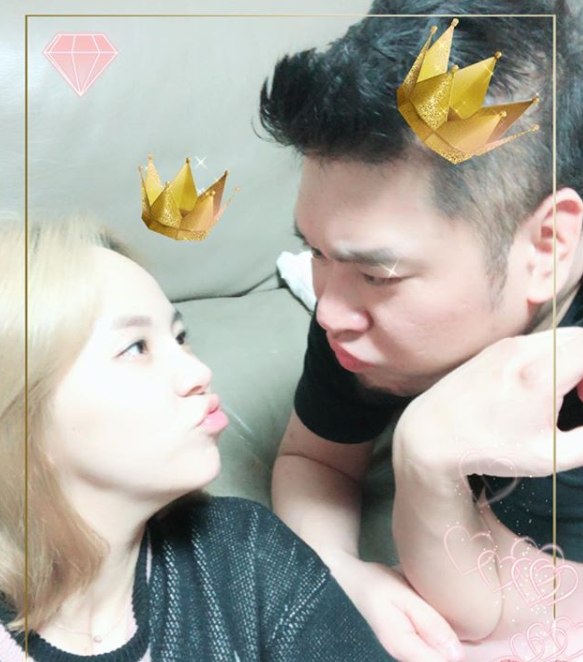 [★SNS] 김지우♥레이먼킴 "격하게 사랑해" 애정 표현