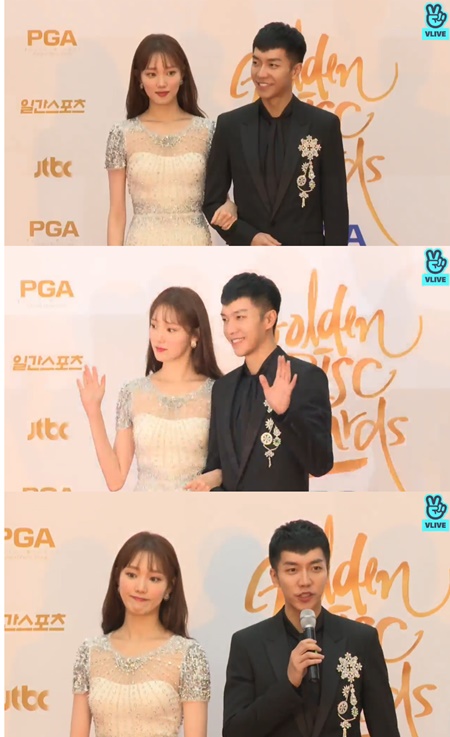 '골든디스크' MC 이승기X이성경 "함께 즐기셨으면 좋겠다"