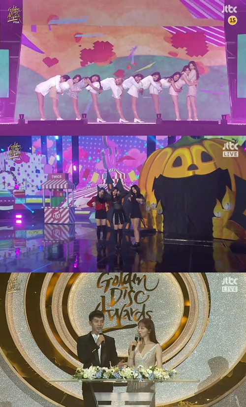 [제32회 골든디스크] 트와이스 본상, MC 이승기 함박 미소 