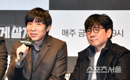 [포토]'착하게 살자' 연출하는 김민종PD와 제영재PD