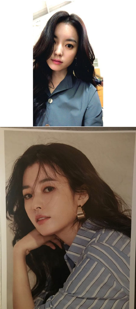"투명 메이크업도 청초해" 한효주, 업그레이드된 미모