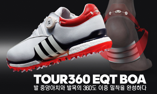 아디다스골프, 360도 이중 밀착 '투어360 EQT 보아' 출시
