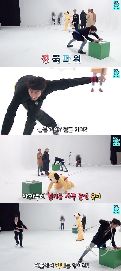'V LIVE' 방탄소년단 정국, 형들 꿈쩍 못하게 하는 '파워 王'