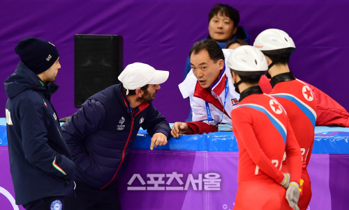[2018평창] 北쇼트트랙 감독 "최은성 올림픽 출전? 상태보고 본인이 결심해야"