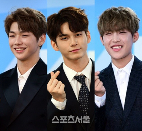 워너원 강다니엘, 옹성우, 박우진