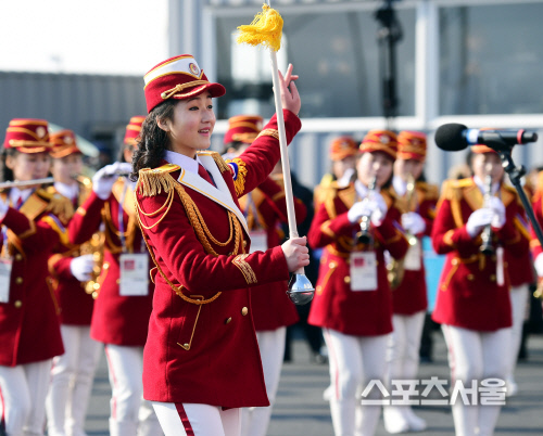 日 언론 "北 입촌식에 예술단 등장, 각국 보도진 관심"