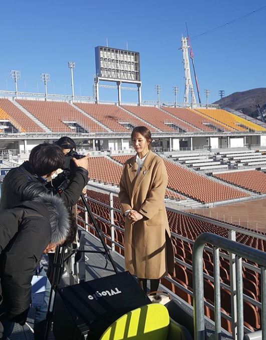 '평창홍보대사' 안혜경,"올림픽 떨린다~설렌다~" 응원