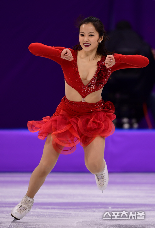 [포토] 민유라 \'화려한 홍학처럼\'