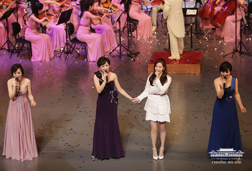 [SS이슈] 서현·北 예술단, 리허설 한번 없이 만들어낸 '감동' 