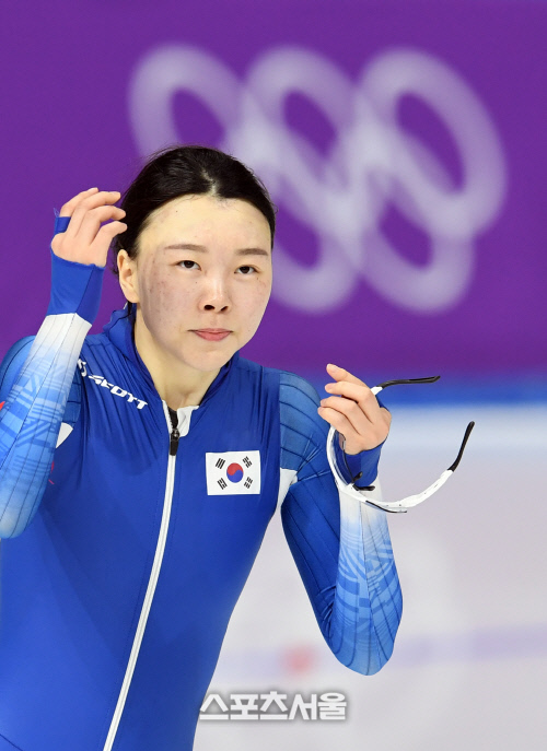 [포토]노선영, 하늘에 있는 동생 노진규에게 이 순간을...