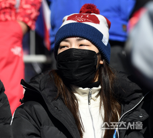 [포토] 윤성빈 응원 온 김연아